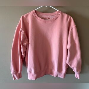 American Eagle Outfitters Soft Peach Crew Neck Sweatershirt